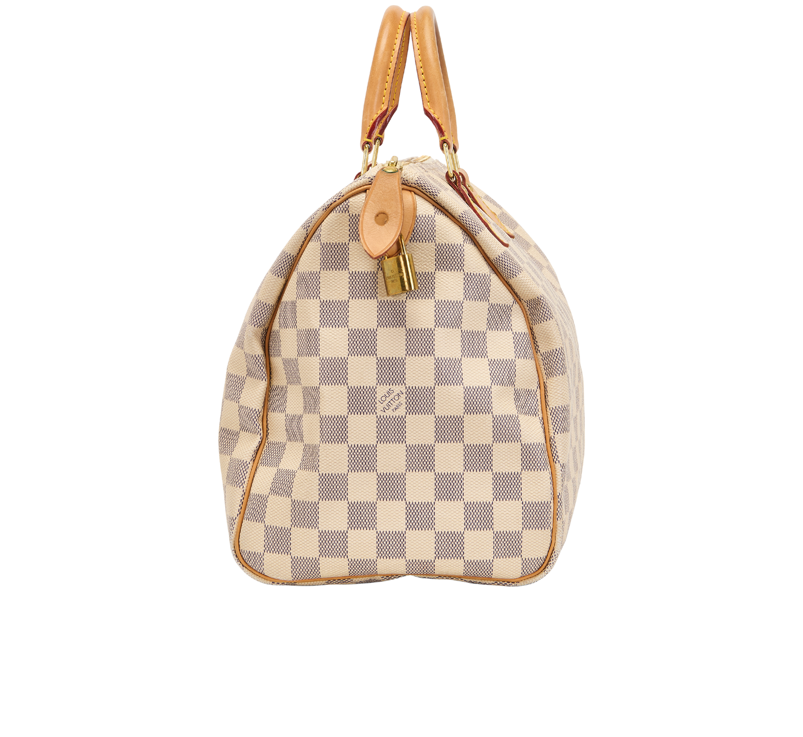 Speedy 35, &pound;780, Handbags, White, Canvas, Bottom view